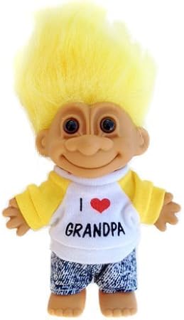 blonde hair troll doll