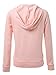 JayJay Women Striped Basic Lightweight Pullover Hoodie Sweatshirt with Contrast String