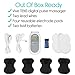 Vive Stim Machine Portable Muscle Stimulator - Digital TENS Unit Electrode Pad Device - Electrotherapy Massager for Neck, Back, Nerve and Sciatica Pain Relief - Personal Electric Home EMS Therapy