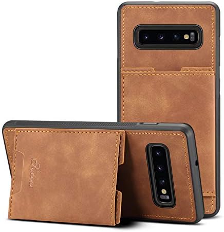 S10+ S10p Cover Samsung Galaxy 56.4inches, Soft Pu Protective Slim fit Thin Protective Card Sleeve Kickstand Fashion Nice Simple Girl Boy Shell