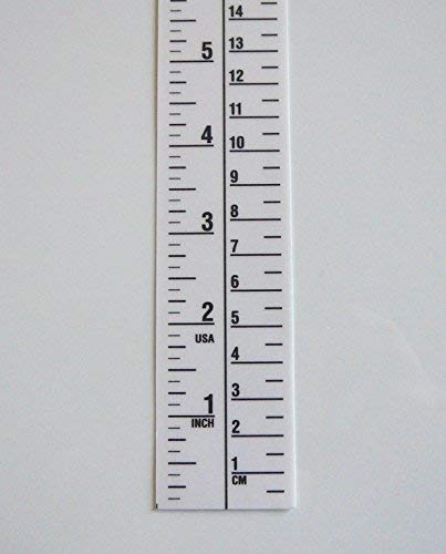 Height Rule - Fractional/Metric - 80 Inch/203 Centimeter Long - White