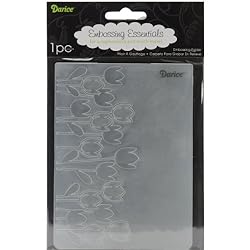 Darice Spring Flowers Embossing Folder, 4 .25 by