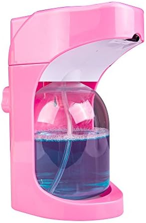 Automatic Touchless Foam Soap Dispenser Sensor/Foam Pump for Bathroom and Kitchen on Countertops ,Homemade Foam Mounted Shampoo/Dishwashing Liquid/Lotion 500ML (Pink)
