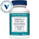 the Vitamin Shoppe Omega-3 Fish Oil 120 Softgels