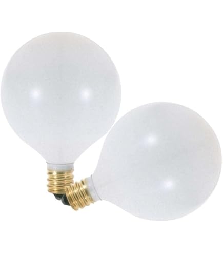 GE Lighting 12982 Soft White 25-Watt G25 Globe Light Bulb – 180 Lumens, Medium E26 Base, 6-Pack – Ideal For Vanities, Pendants & Open Fixtures