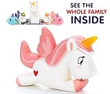 Unicorn Squishy -Pink Heart Edition, Our Jumbo slow rising unicorn squishies are the most cute and soft way to relieve stress! This family set of office stress relief toys will calm you with cuteness!