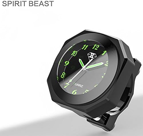 BMDHA Motorcycle Handlebar Clock Luminous Aluminum Alloy Materials Rainproof Explosion-Proof(3 Colors)