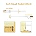 VANDESAIL Ethernet Cable, CAT7 LAN Network Cable RJ45 High Speed Patch Cord STP Gigabit 10/100/1000Mbit/s Gold Plated Lead for Switch/Router/Modem/Patch Panel (10ft, White, Half Gold Plug-1pack)