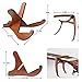 DTNO.I Guitar Stand, Universal Wooden Guitar Stand Acoustic Guitar Stand with Guitar Capo, Portable Detachable Instrument Holder Stand for Musical String Instrument and Acoustic Classical Bass Guitars