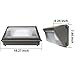 90W 10500lm High-Output LED Wall Pack,Brighter Than 400W MH, Outdoor Commercial LED Area Light,5000K Daylight, DLC Complied