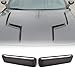 Voodonala for Challenger Hood Air Conditioner Outlet Vent Decorative Trim for Dodge Challenger 2015 up (Carbon Fiber Grain)