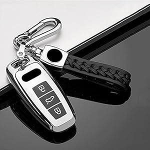 SDLWDQX TPU Autosleutel Shell Case Cover, Fit Voor Audi 2019 2020 A6 A6L A7 A8 A4 C8 Q8 Q5 D5 E-tron Sleutel Bescherming…