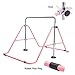 Safly Fun Gymnastics Bars Expandable Children's Training Monkey Folding Bars Climbing Tower Child Play Training Gym (Pink)