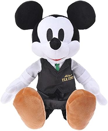 Amazon Co Jp ミッキー ミッキーマウス ぬいぐるみ ディズニー ディズニーストア 限定 Happy Tea Time カラビナ 付き グッズ キャラクター 雑貨 おもちゃ