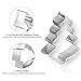 Christmas Cookie Cutter - 14 Stainless Steel Holidays Cookies Molds - Unique 3D Shaped Christmas DIY Baking Moulds Xmas Gift