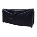 Sunnydaze Firewood Log Rack Cover, Outdoor Waterproof Heavy Duty Wood Cover, Black, 8 Foot primary