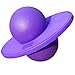 FURTHERNEXT Pogo Ball Bounce Stand with Trick Board & Ball Pump, Pogo Jumper Toy by Air Kicks for Kids Ages 6 & Up and Adults, Great Gift for Kids (Purple)