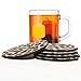 6 Pack Leopard Print Car Coasters, Neoprene Absorbent Cup Coaster for Cup Holder, Rubber Car Cup Pad Mat Absorb Condensation Car Coaster Accessories for Car Living Room Kitchen and Office