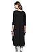 Urban CoCo Women's Half Sleeve High Low Loose Casual T-Shirt Top Tee Dress (X-Large, Black)