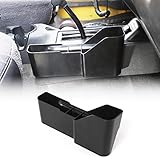 CheroCar TJ Gear Storage Box Console Side Pockets Organizer Tray for Jeep Wrangler 1997-2006 TJ, Interior Accessories, Black, 1Pack