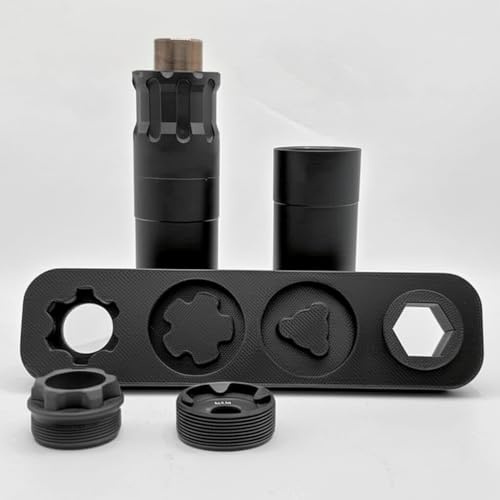 Silent Watch Tactical Obsidian 9/45 Suppressor Tool/Wrench - 4 in 1 - Carbon Fiber Infused