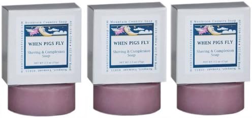 When Pigs Fly Shaving Soap - 3 Bars
