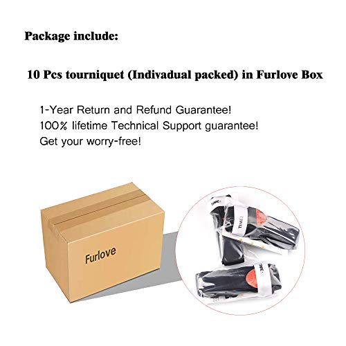 Tourniquet, 10 Packs Medical Tourniquets Combat Tourniquet with Windlass, Tactical Military Tourniquet Rescue Rapid Hemostatic Control Equipment Single-Handed TQ for Emergency with Pen