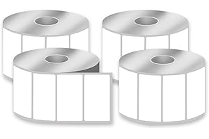 LabelX 2.25" x 1.25" UPC Barcode, Address,Perforated & Compatible with Zebra Desktop Printers & Rollo Label Printer(not for D