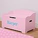 Personalized Dibsies Modern Expressions Toy Box (Pink Signature Series Girls)