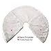 Fannybuy 30 inch Christmas Tree Skirts Plush Faux Fur Handmade Tree Skirt Decorations for Indoor Outdoor Home Xmas Party Decor