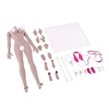 Flameer 1:6th Super-Flexible Female Stainless Steel Body with Hands Feet for Phicen Figure Doll Toy New Wheat Skin