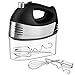 Hand Mixer with 5-Speed 250W Power Advantage Electric Handheld Mixer with Turbo and Easy Eject Button, Includes Storage Case Beaters Dough Hooks and Balloon Whisk…