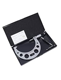 Clockwise Tools Premium   Micrometro exterior 0 1", 1 2", 2 3" con punta de carburo herramienta de precisión