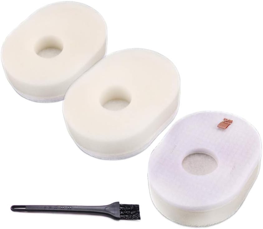 FESTNIGHT 3 Pack Vacuum Foam and Felt Filter for Shark Rocket Vacuum HV300 HV301 HV300W HV302 HV305 HV310