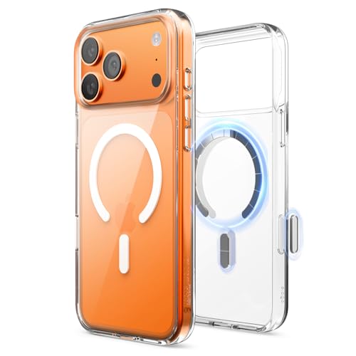 elago Funda Magnética Híbrida Transparente para iPhone 17 Pro MAX 6,9'' - Compatible con MagSafe, Tecnología PC+TPU, Cristal Claro, Funda Protectora Antigolpes, Perfil Delgado (Clear)