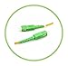 Fibershack - White SC/APC to SC/APC Fiber Optic Patch Cable. for in Home Fiber Networks. (3M, Green SC/APC)