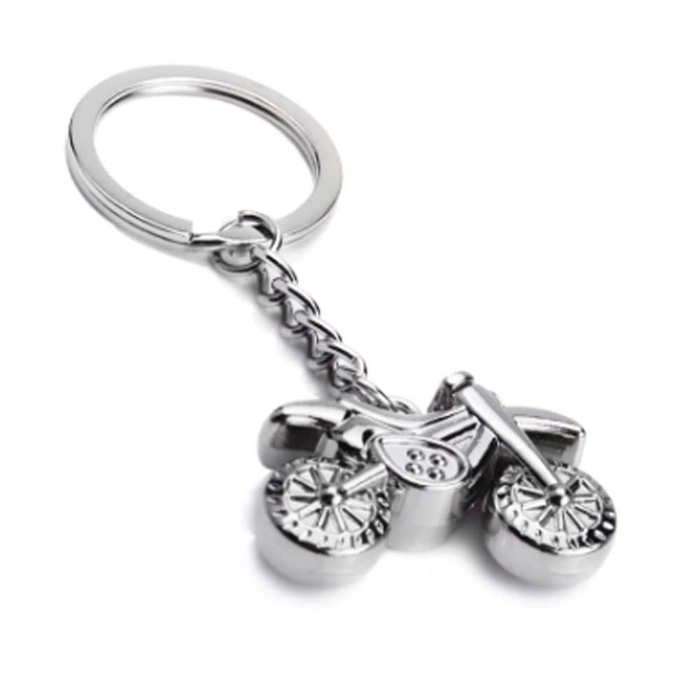 ARFUKA Keyring Cool Motorcycle Pendant Keychain Metal Key Ring Charm Jewellery Christmas Birthday Gift Keyrings Key Chain Key Ring Holder for Men and Women