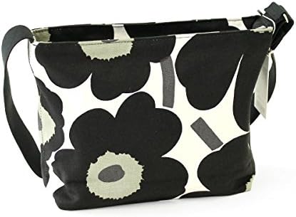 Amazon マリメッコ Marimekko ウニッコ Unikko 030 ショルダーバッグ オスマ Osma ブラック 並行輸入品 Marimekko マリメッコ ショルダーバッグ