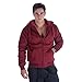 Big & Tall Oversized Heavyweight Sherpa Lined Fleece Hoodie Sweatshirts For Men Winter Zip Long Sleeve Jacket