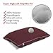 Majestic Pet Rectangle Large Dog Bed Washable – Non Slip Comfy Pet Bed – Dog Crate Bed Super Value Pillow Dog Bed – Dog Kennel Bed for Sleeping - Dog Bed Large Breed 46 x 35 Inch – Solid Burgundy