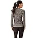 RBX Active Space Dye Polyester Long Sleeve Lightweight Crew Neck Running Shirt