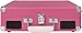 Crosley CR8005A-PI Cruiser Portable 3-Speed Turntable, Pink