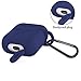 Airpods Accessories Set, OEAGO Airpods Case Protective Silicone Cover and Skin with [Keychain] [Airpods Strap] [Earhooks] [Travel Carrying Box Case] for Apple Airpod Charging Case - Midnight Blue