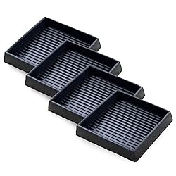 CasterMaster Non Slip Furniture Pads - 3x3 Black
