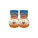 allydrew Non-Skid Cartoon Animal Bootie Slipper Socks for Babies (Set of 6)