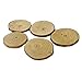 Tinksky 20pcs 5-6CM Wood Slices Log Discs for DIY Crafts Wedding Centerpieces