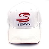 Ayrton Senna Legend Double S White Baseball Cap Official 2015