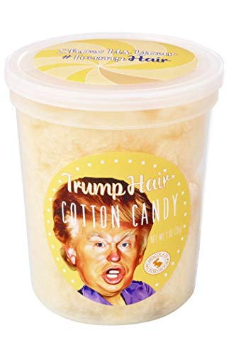 Trump Hair Gourmet Flavored Cotton Candy – Unique Idea for Holidays, Birthdays, Gag Gifts, Party Favors
