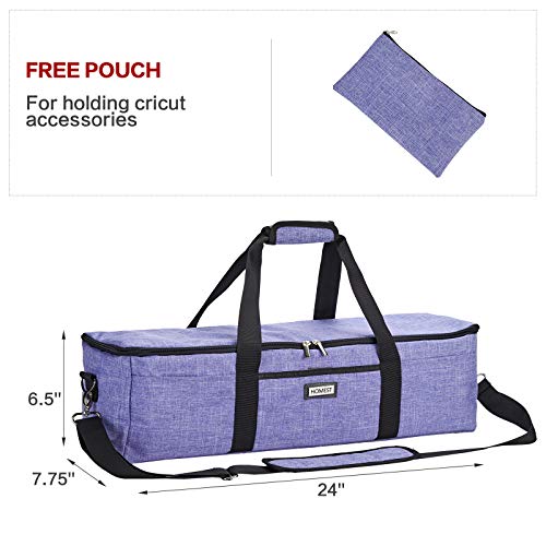 HOMEST Lightweight Carrying Case Compatible with Cricut Explore Air 2, Cricut Maker, Purple (Patent Design)