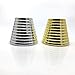 2 Pieces Hair Cuff Women Plastic Hair Clips Ponytail Hair Cuff Headwear Hair Holder Girl(Silver&Gold)